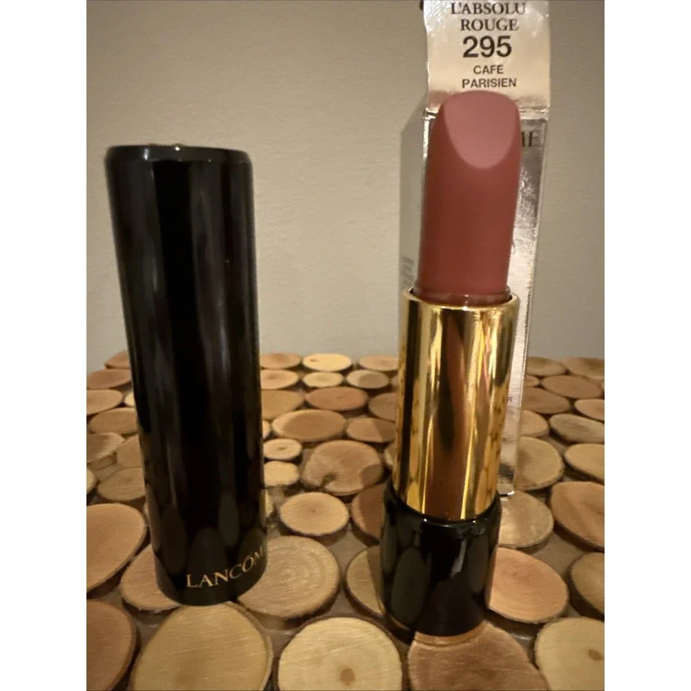 Lancome L'Absolu Rouge Lipstick Shade 295 CAFE PARISIEN Matte DAMAGED